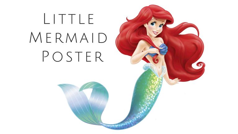 little mermaid poster